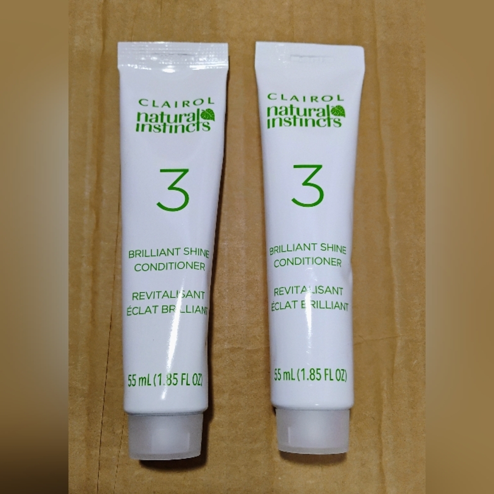 Clairol Natural Instincts 3 Brilliant Shine Conditioner Lot of 2 NEW